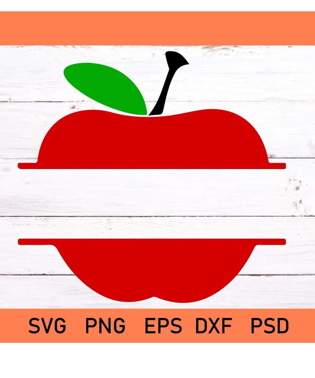 Download Chevron Apple Split Name Frame Svg Teacher Gifts Svg Teacher Apple Svg Svg Hubs