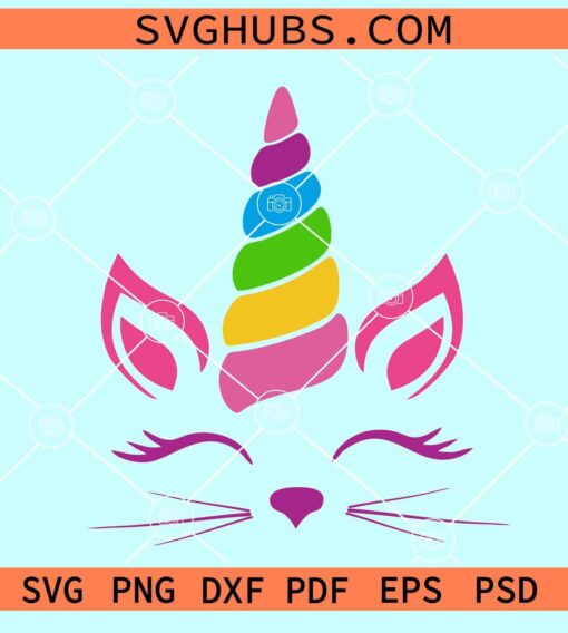 Cat unicorn svg