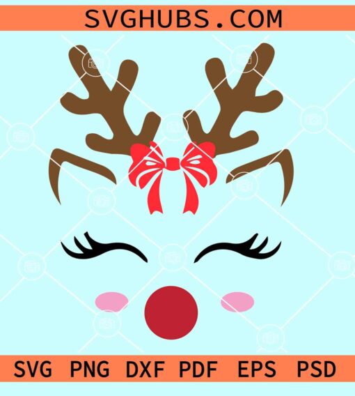 Christmas Reindeer Svg