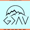 God is greater than the highs and lows svg, Christian svg, Religious svg