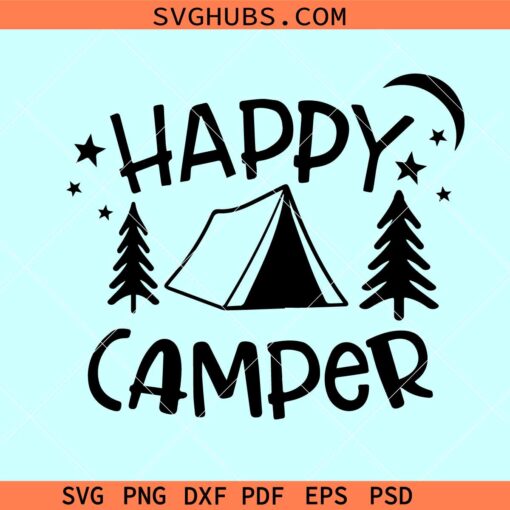 Happy Camper SVG