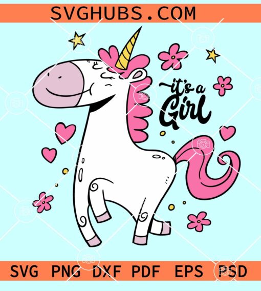 It’s a Girl Svg