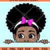 Peek a boo girl SVG