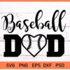 Baseball Dad SVG