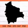 Bolivia Map Shape SVG , Svg Cut File, download, Svg, Cricut, silhouette, Crafting