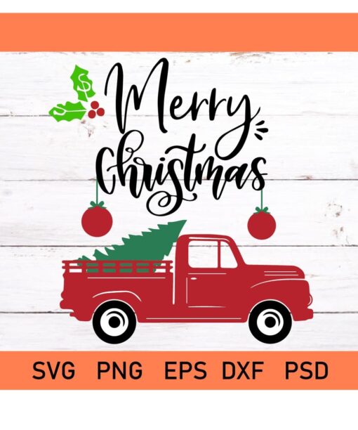 Christmas Truck SVG