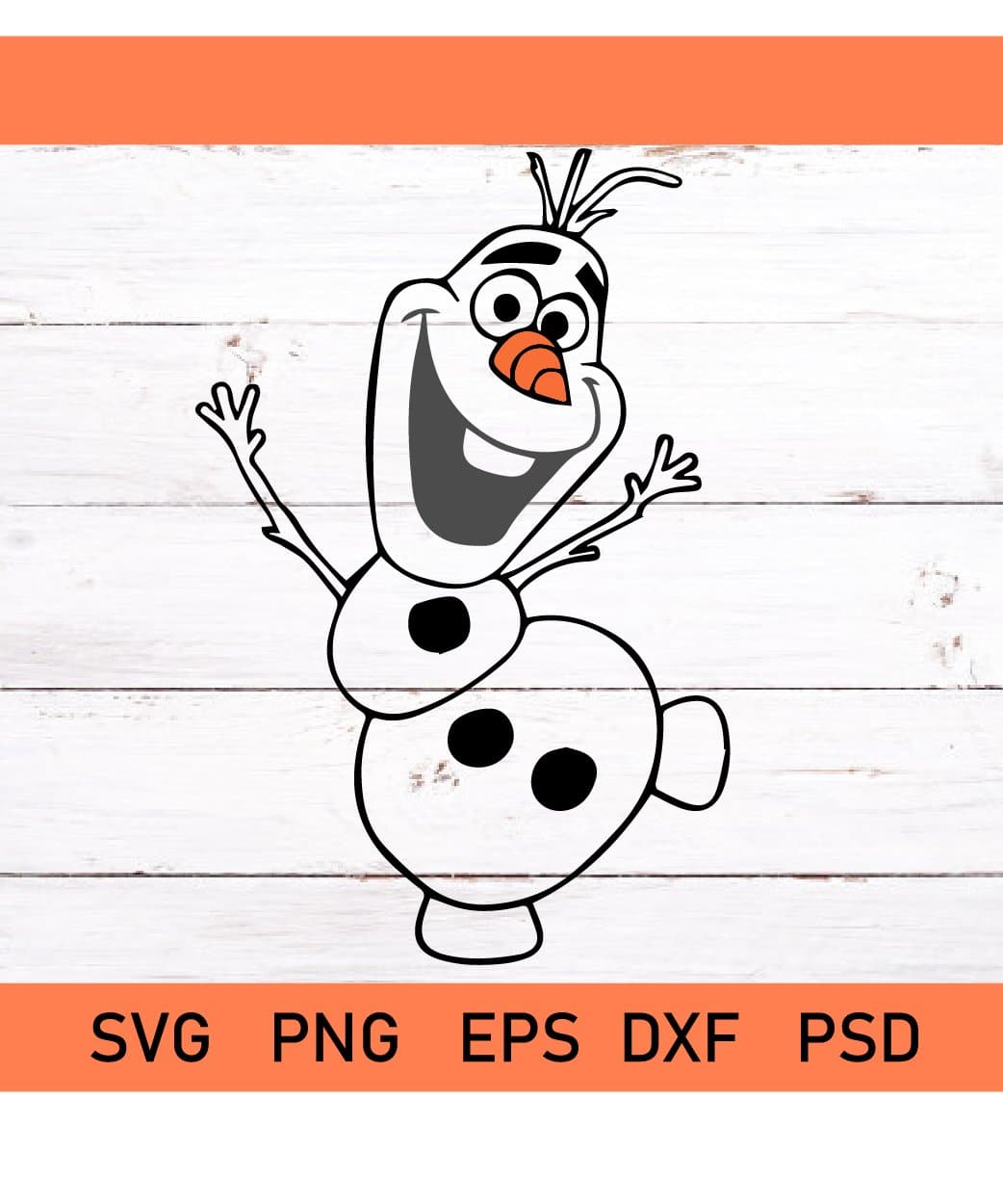 Olaf Frozen Disney Svg, Frozen SVG, Disney Olaf SVG File