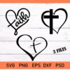 Heart Cross SVG