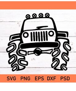 Monster jeep svg