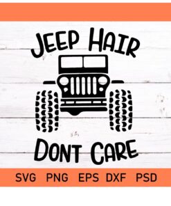 Jeep Hair Don't Care svg