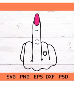 Middle Finger Svg