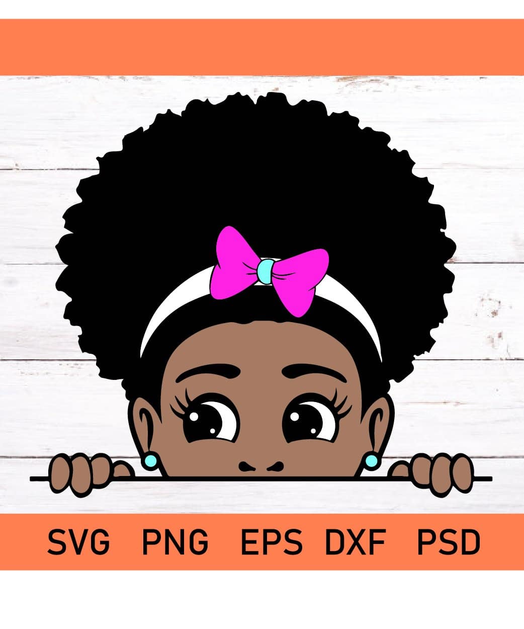 Free Peekaboo Girl Svg