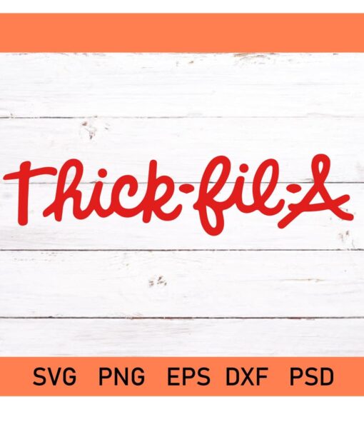 Thick Fil A SVG