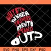 Why fit in when you were born to stand out svg
