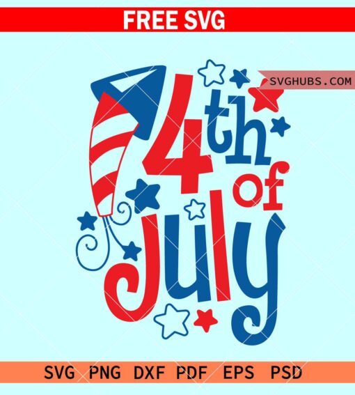 4th of July SVG free