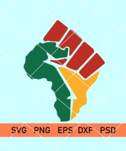 Fist Africa svg