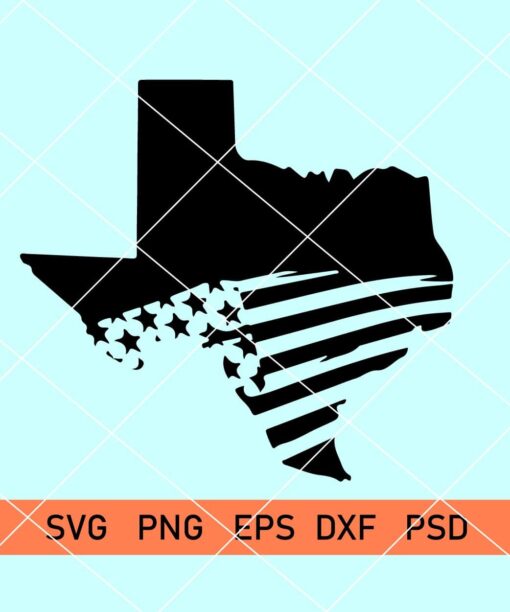 Distressed Texas flag svg