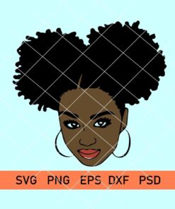 Afro Woman SVG