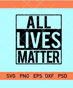 All Lives Matter SVG