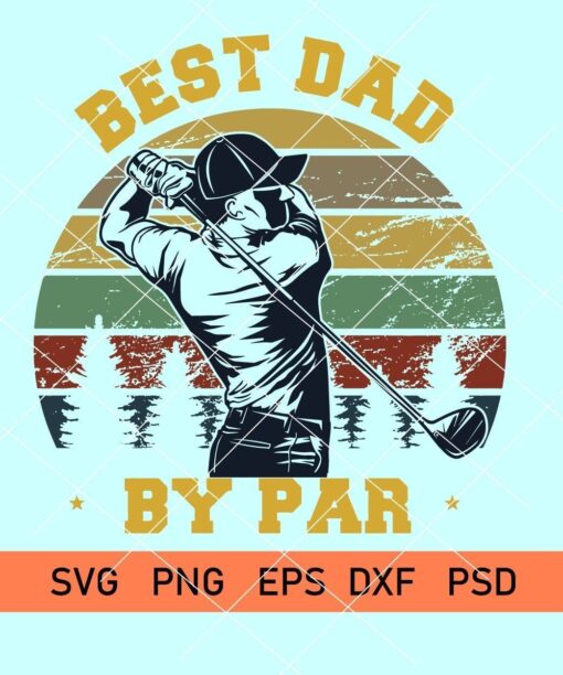 Best Dad by Par SVG