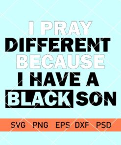 I Pray Different Svg