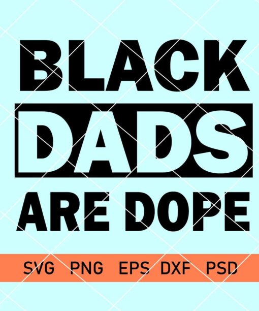 Black dads matter SVG