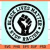 Black lives matter tshirt design