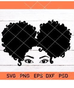 Black woman svg