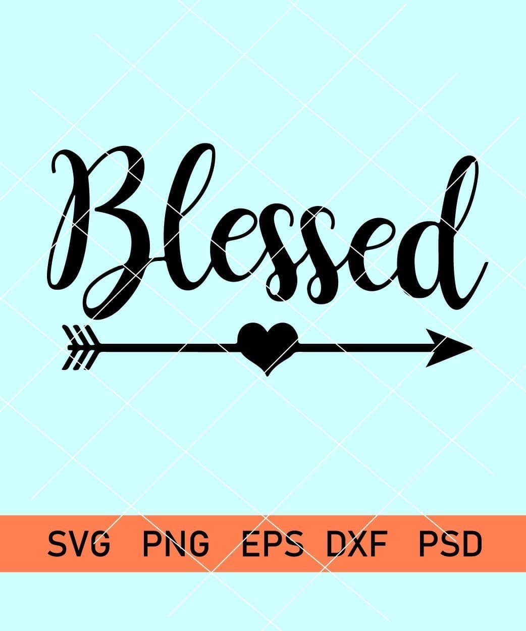 Download Blessed Svg Blessed Sign Svg Christian Religious Spiritual Svg Blessed Tshirt Svg Svg Hubs SVG, PNG, EPS, DXF File