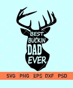 Best Buckin Dad svg