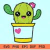 Cute cactus svg