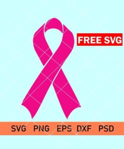 Cancer ribbon free svg