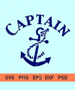 Captain Anchor SVG