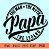 Dad the man svg