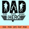 Dad the man the myth the legend svg