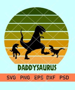 Daddy saurus Svg