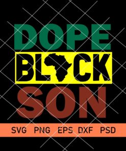 Dope black son svg