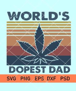 World's dopest dad svg