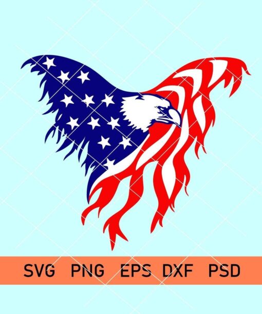 American Flag Eagle SVG