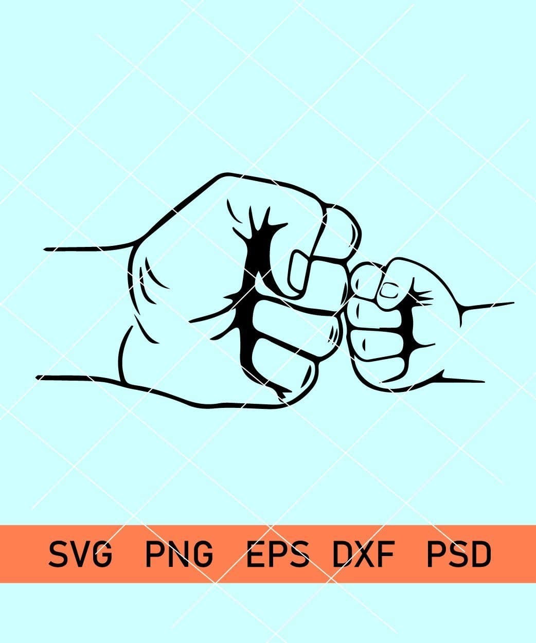 Free Cricut Fist Bump Svg