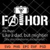Fathor dad svg