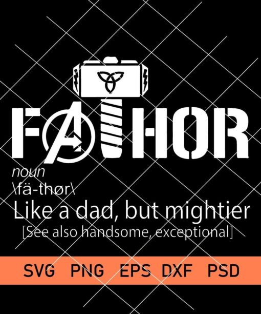 Fathor dad svg