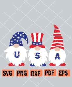 4th of July Gnomes SVG