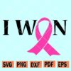 I won cancer svg