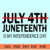 Juneteenth svg