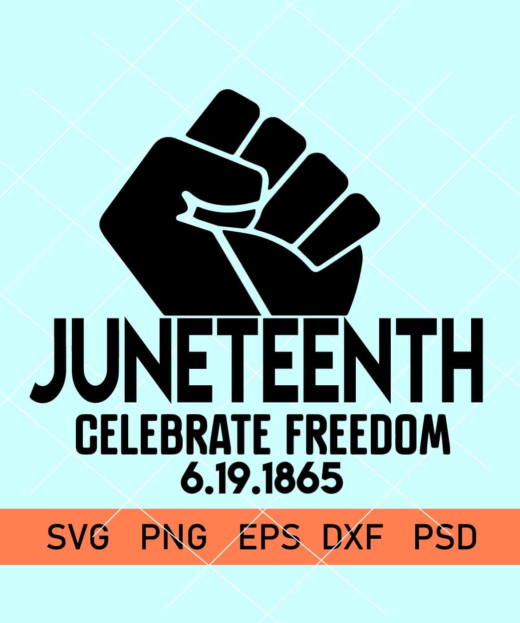 Juneteenth Svg, Celebrate Freedom 6.19.1865 Cut File, Black History ...