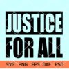 Justice for all svg