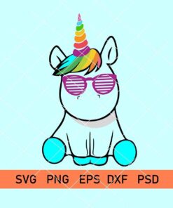 Cute Unicorn SVG