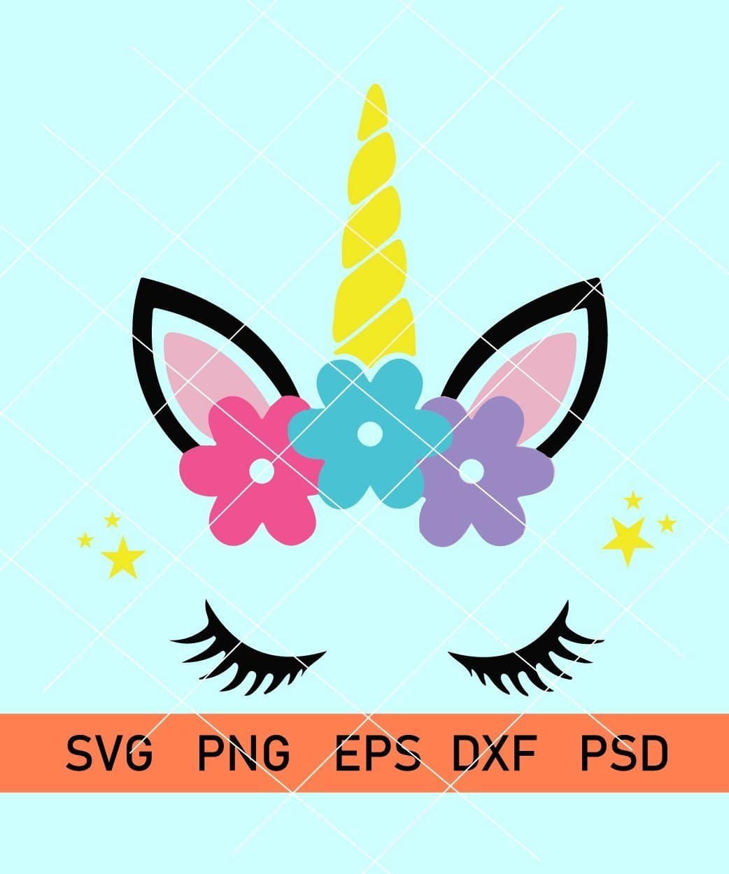 Unicorn bow SVG Unicorn face svg Unicorn Head svg Unicorn Birthday svg ...