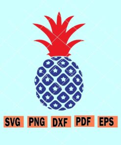 Patriotic Pineapple Svg